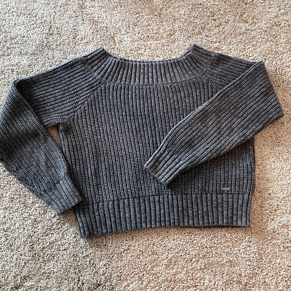 Hollister Long Sleeve Off-the-Shoulder Sweater, Size XS
